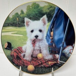 Jim Lamb "Hole in One" Good Sports Series Collectors Plate